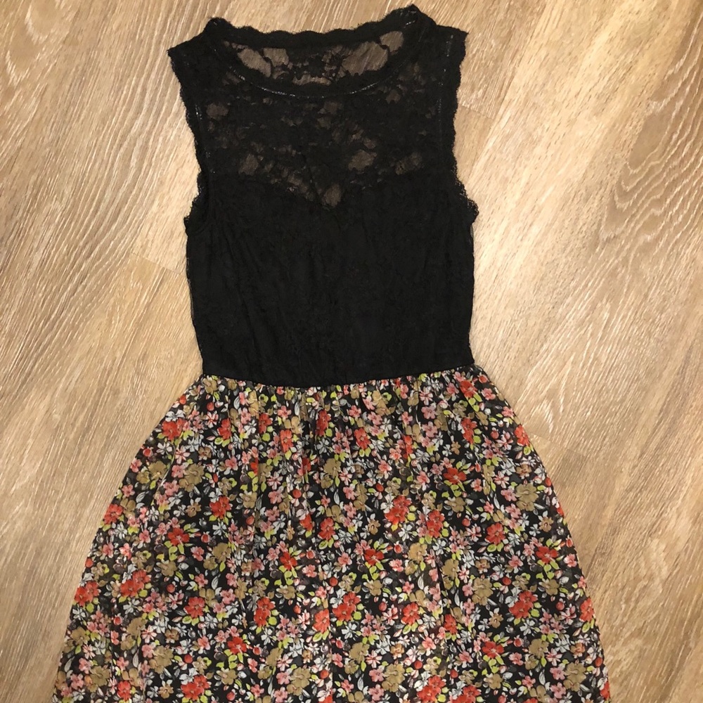 Floral & Lace Dress